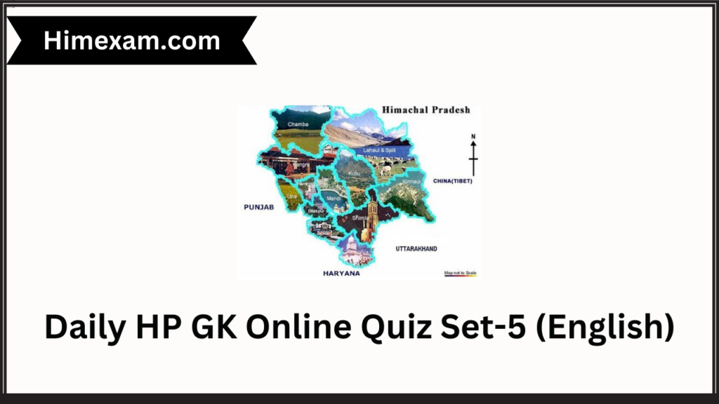 Daily Hp Gk Online Quiz Set English Himexam