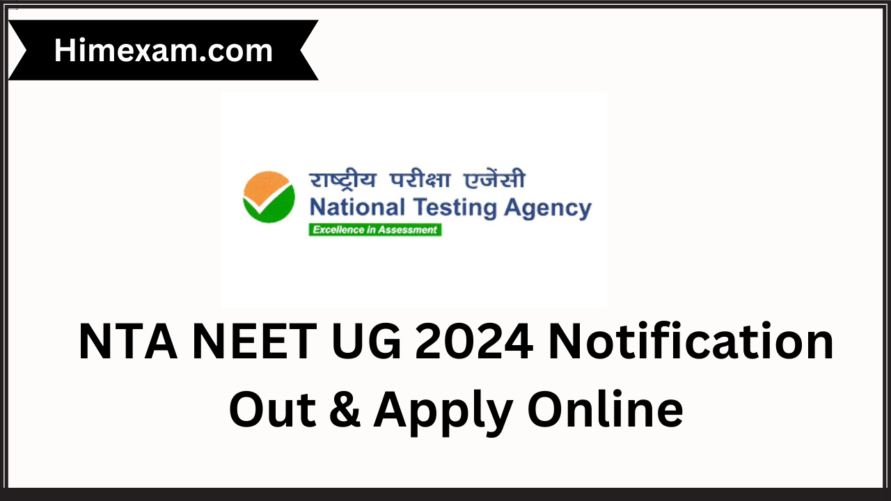 NTA NEET UG 2024 Notification Out Apply Online Last Date Extended