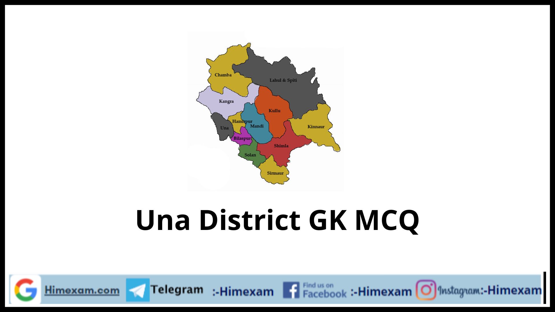 Una District GK MCQ In Hindi