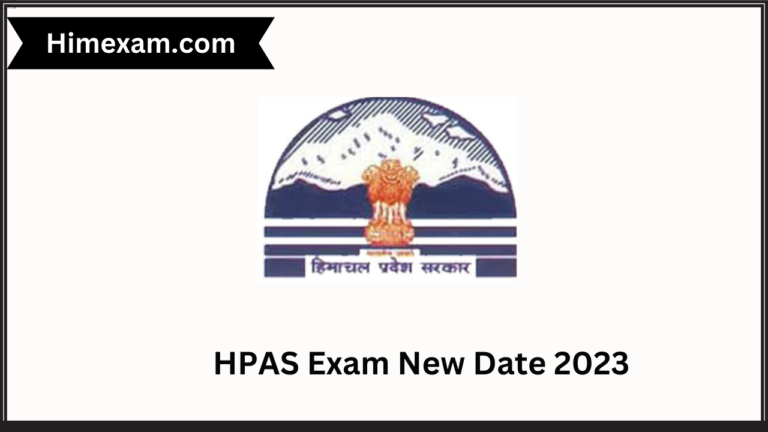 HPAS Exam New Date 2023