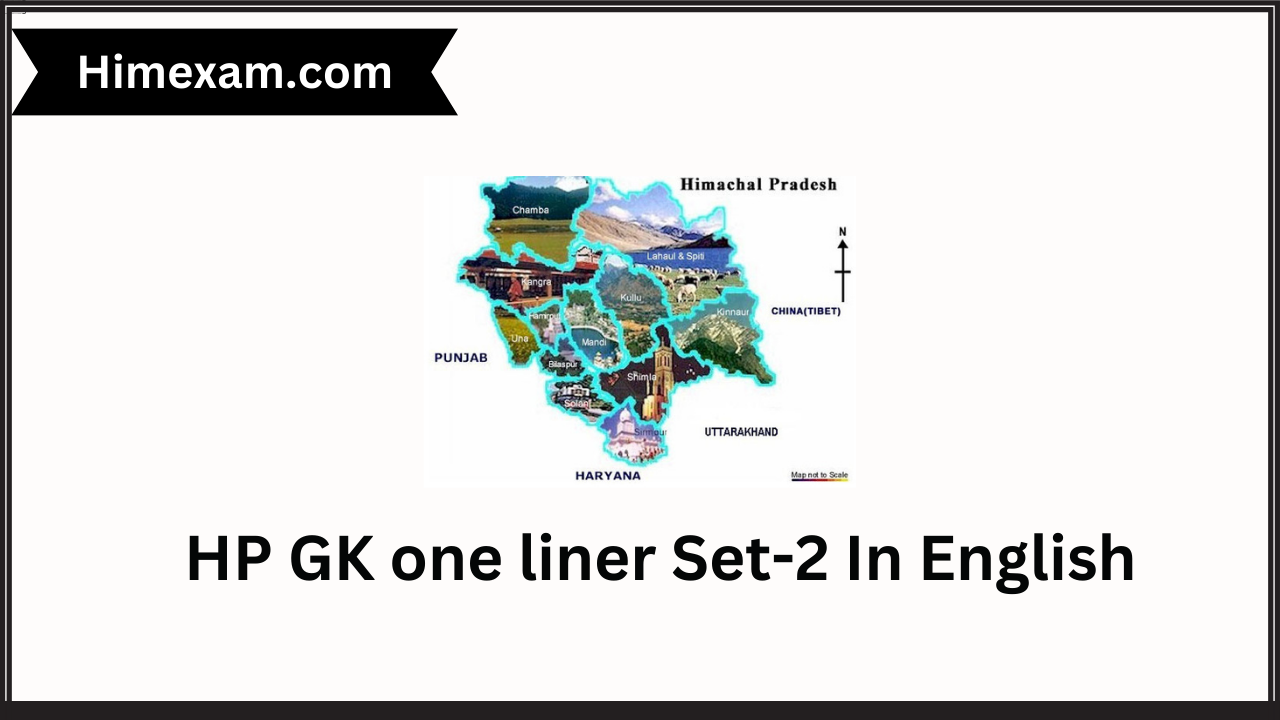 HP GK one liner Set-2 In English
