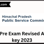 HPJS Pre Exam Revised Answer key 2023