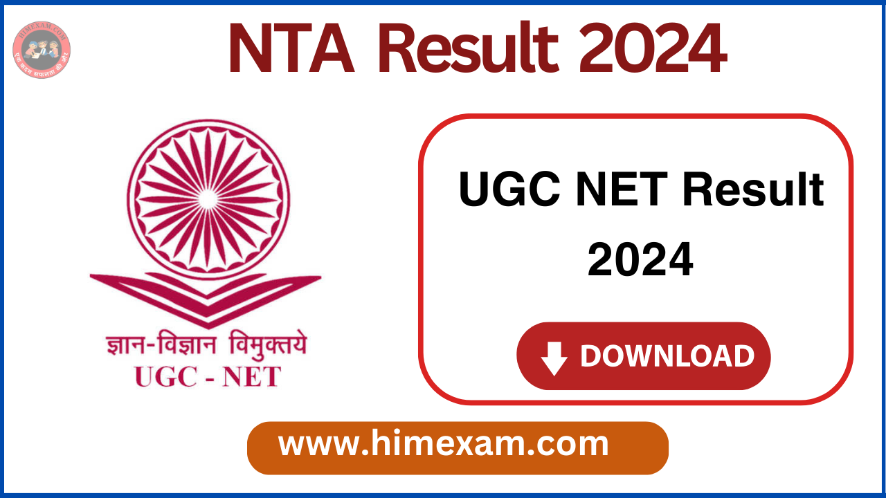 UGC NET Result 2024 Download Cut Off Marks