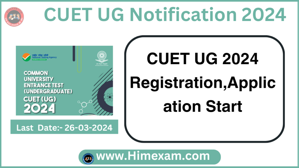 CUET UG 2024 Registration,Application Start - Himexam.com