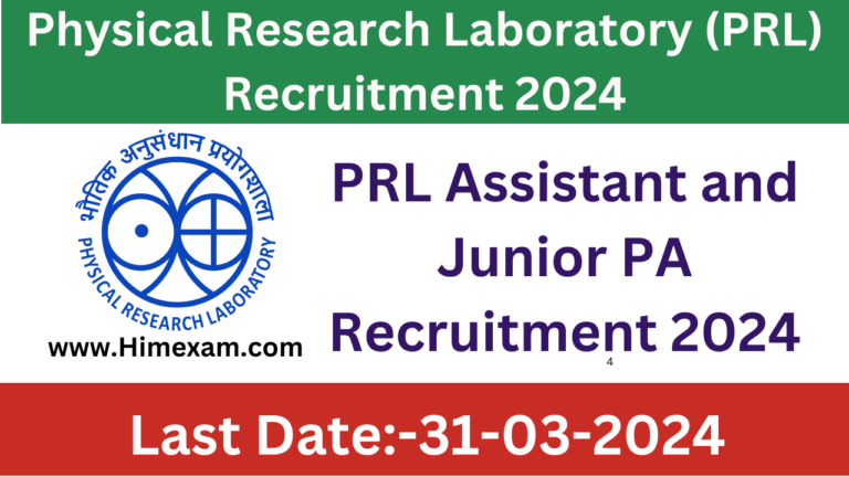 PRL Assistant and Junior PA Recruitment 2024