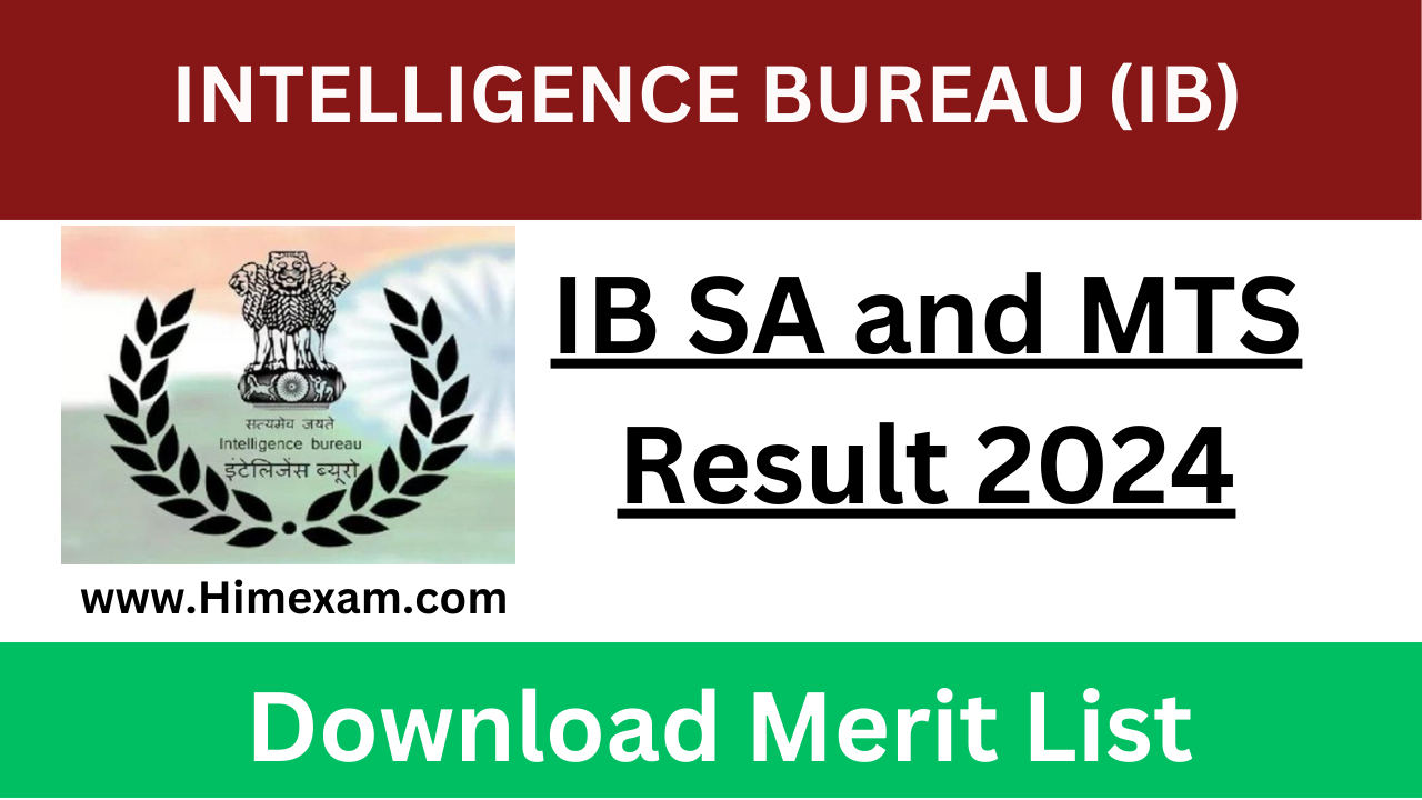 IB SA and MTS Result 2024