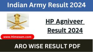 HP Agniveer Result 2024