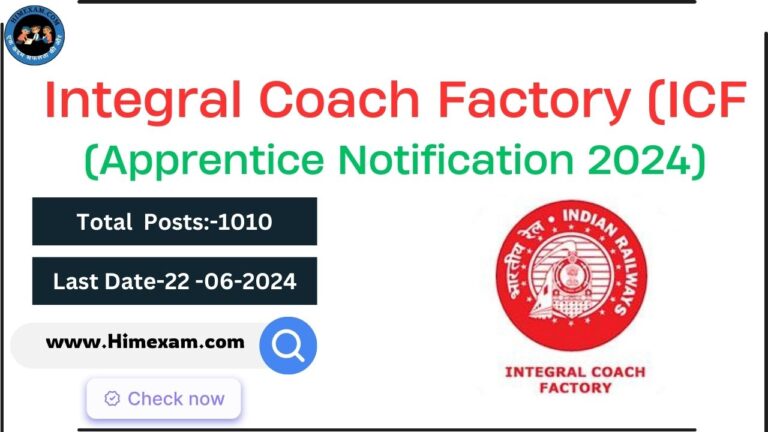 ICF Apprentice Recruitment 2024