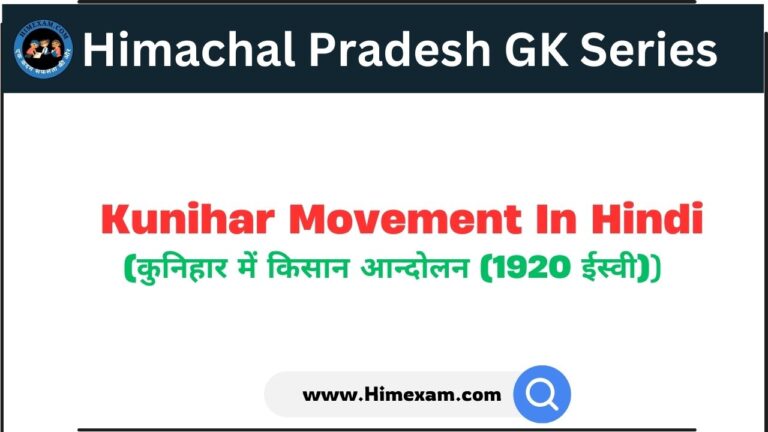 Kunihar Movement In Hindi