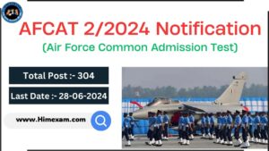 AFCAT 2 2024: Notification& Apply Online