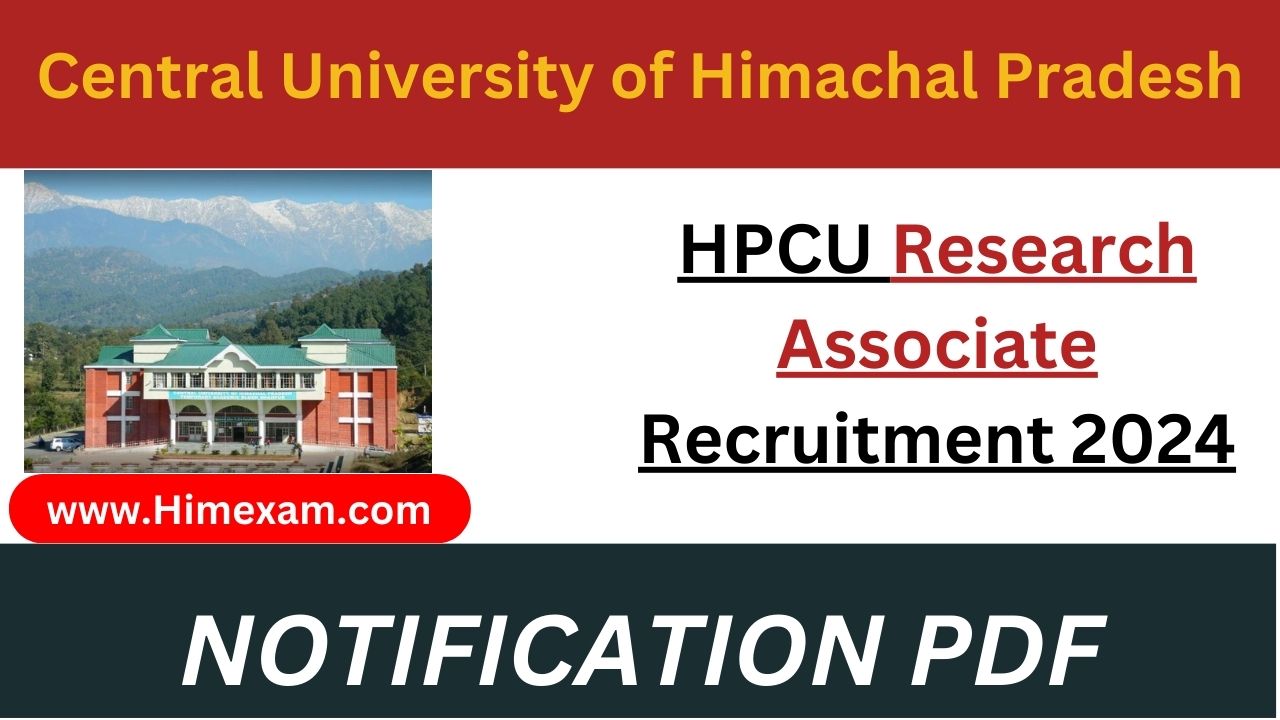 HPCU Research Associate Recruitment 2024