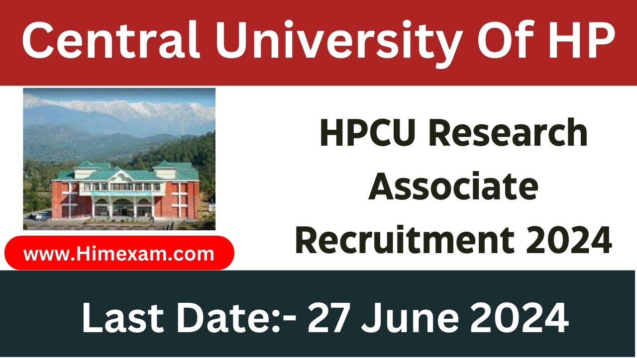 HPCU Research Associate Recruitment 2024