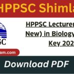HPPSC Lecturer (School New) in Biology Answer Key 2024