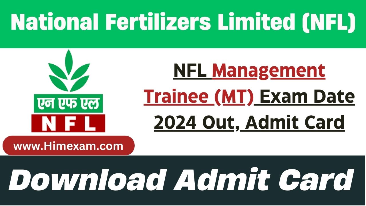 NFL Management Trainee (MT) Exam Date 2024 Out, Admit Card