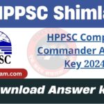 HPPSC Company Commander Answer Key 2024