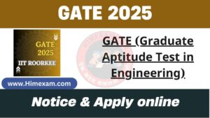 GATE 2025: Notification & Apply Online at gate2025.iitr.ac.in