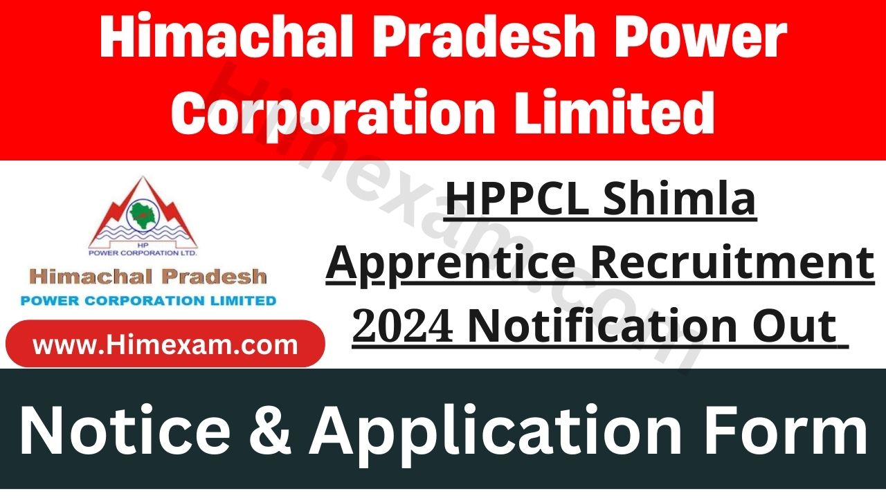 HPPCL Shimla Apprentice Recruitment 2024 Notification Out