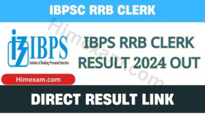 IBPS RRB Exam Result 2024 Out for Clerk & PO