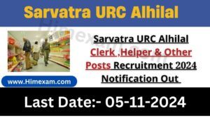 Sarvatra URC Alhilal Clerk ,Helper & Other Posts Recruitment 2024 Notification Out