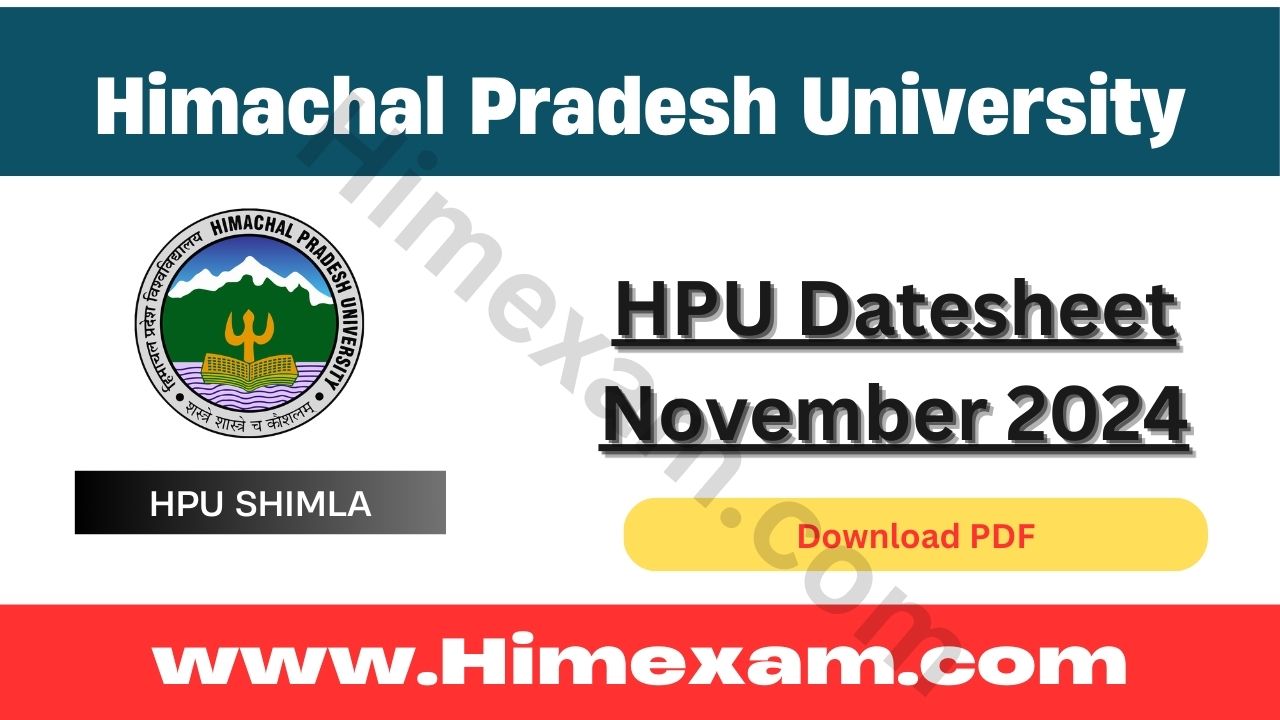 HPU Datesheet November 2024