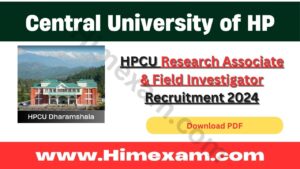 HPCU Research Associate & Field Investigator Recruitment 2024