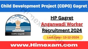 HP Gagret Anganwadi Worker Recruitment 2024