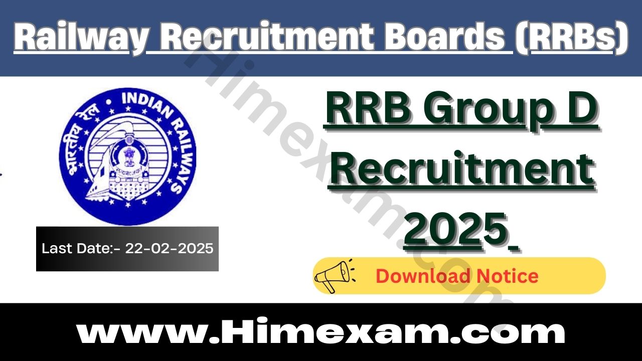 RRB Group D Recruitment 2025 Notification Out For 32000 Posts