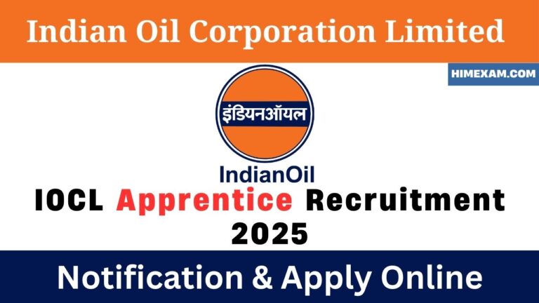 IOCL Apprentice Recruitment 2025