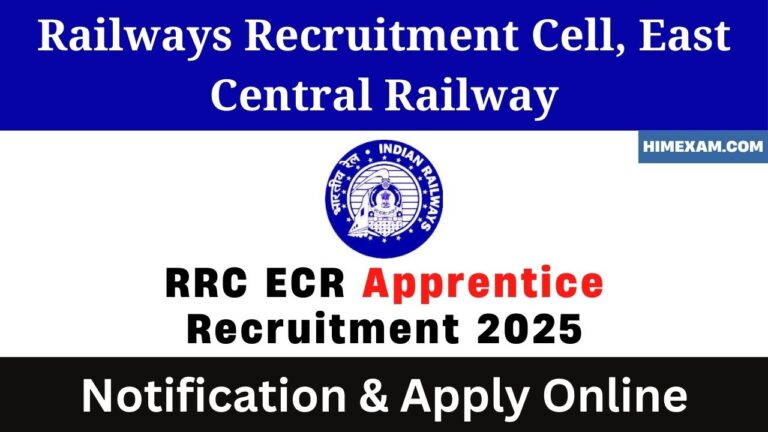 RRC ECR Apprentice Recruitment 2025