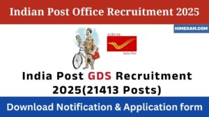 India Post GDS Recruitment 2025(21413 Posts)