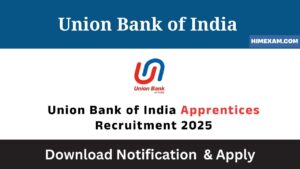 Union Bank of India Apprentices Recruitment 2025