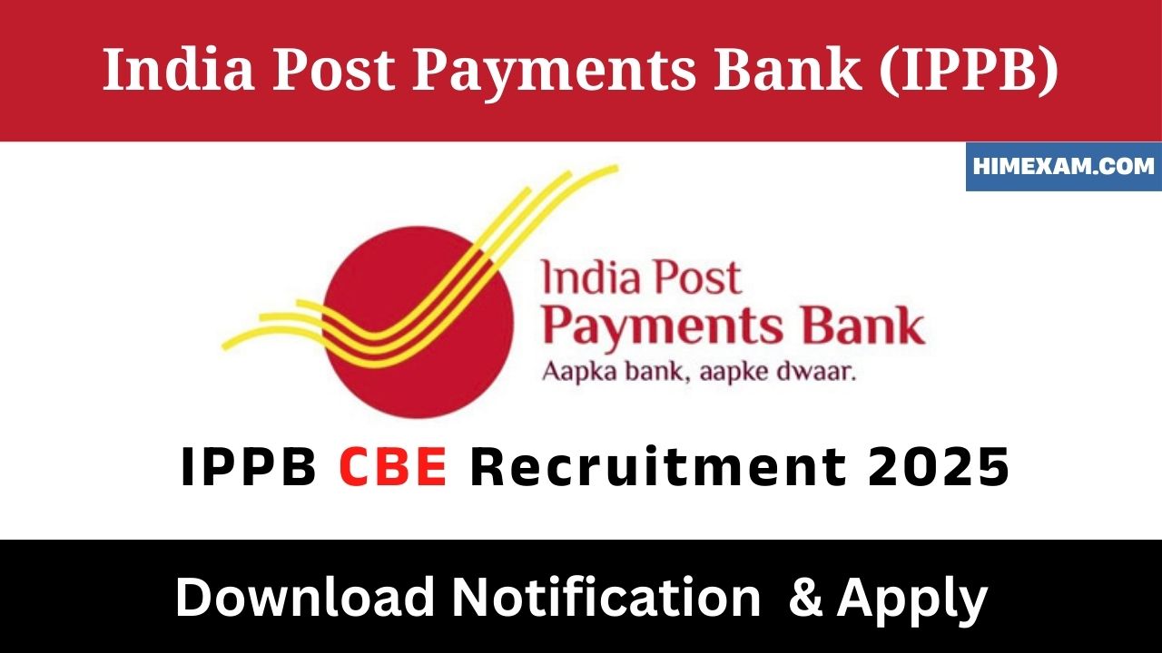 IPPB CBE Recruitment 2025