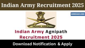 Indian Army Agnipath Recruitment 2025