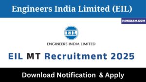 EIL MT Recruitment 2025