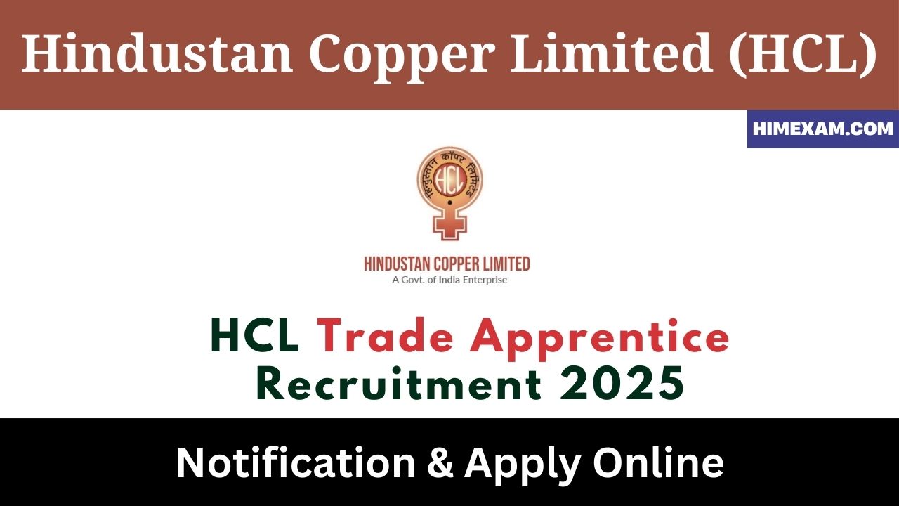 HCL Trade Apprentice Recruitment 2025