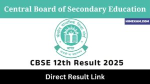 CBSE 12th Result 2025