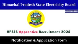 HPSEB Apprentice Recruitment 2025