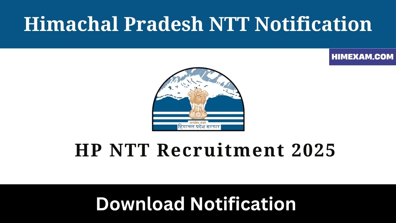 HP NTT Recruitment 2025