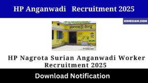 HP Nagrota Surian Anganwadi Worker Recruitment 2025