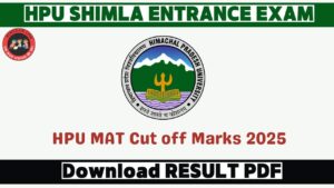 HPU MAT Cut off Marks 2025