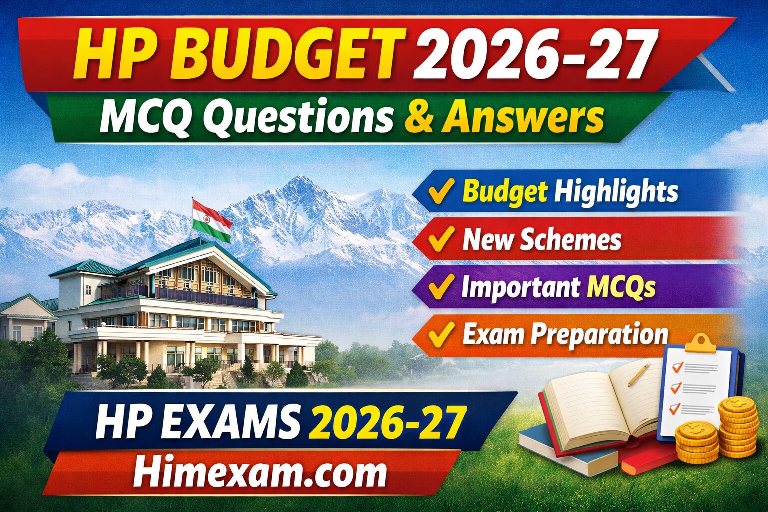 HP Budget MCQ Question Answer 2026-27