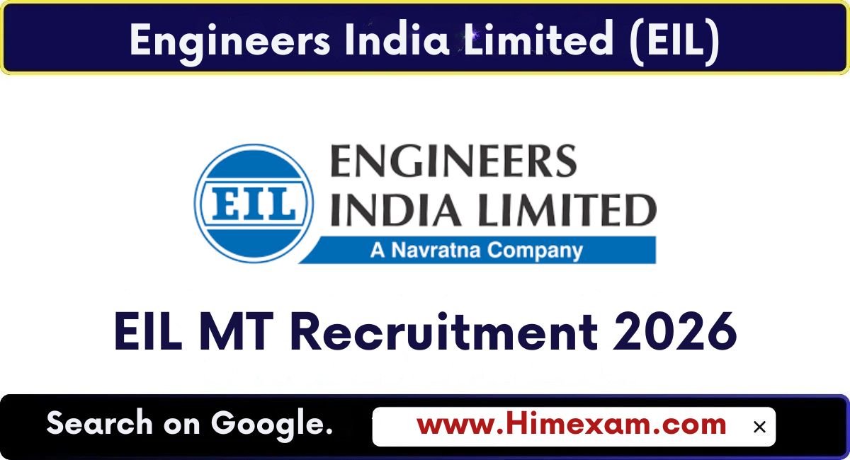 EIL MT Recruitment 2026
