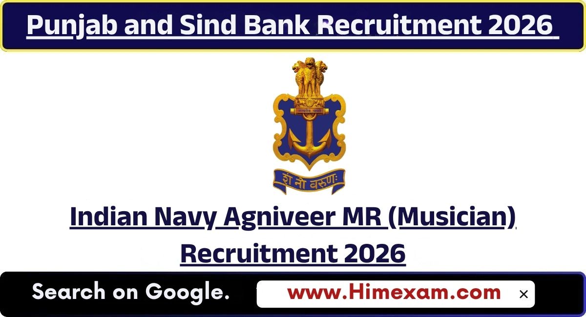 Indian Navy Agniveer MR (Musician) Recruitment 2026