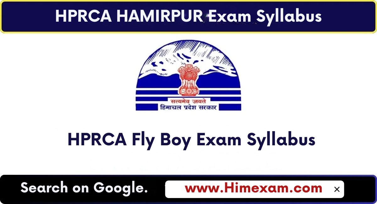 HPRCA Fly Boy Exam Syllabus