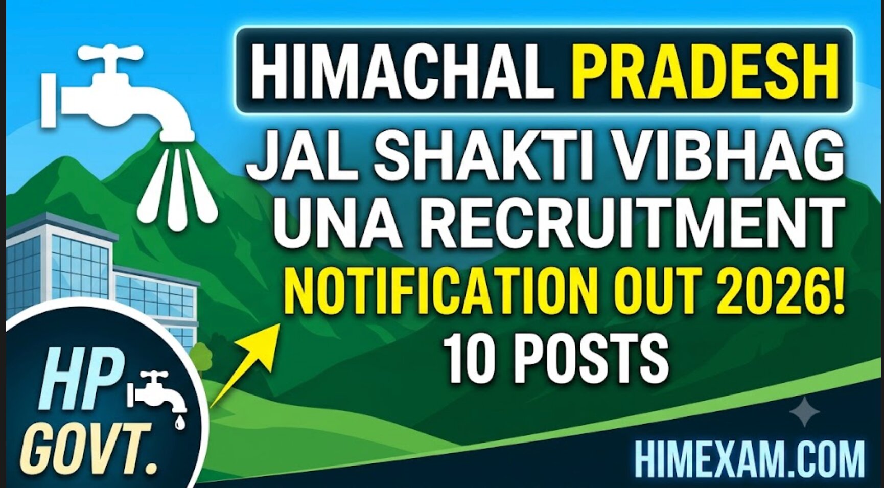 Himachal Pradesh Jal Shakti Vibhag Una Recruitment 2026 Notification Out for 10 Posts