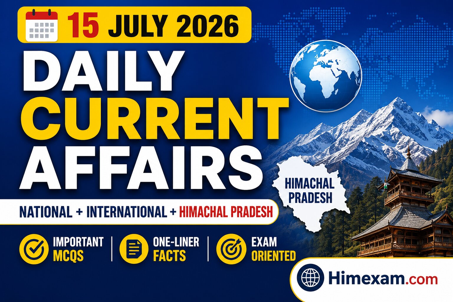 Daily Current Affairs 15 July 2026