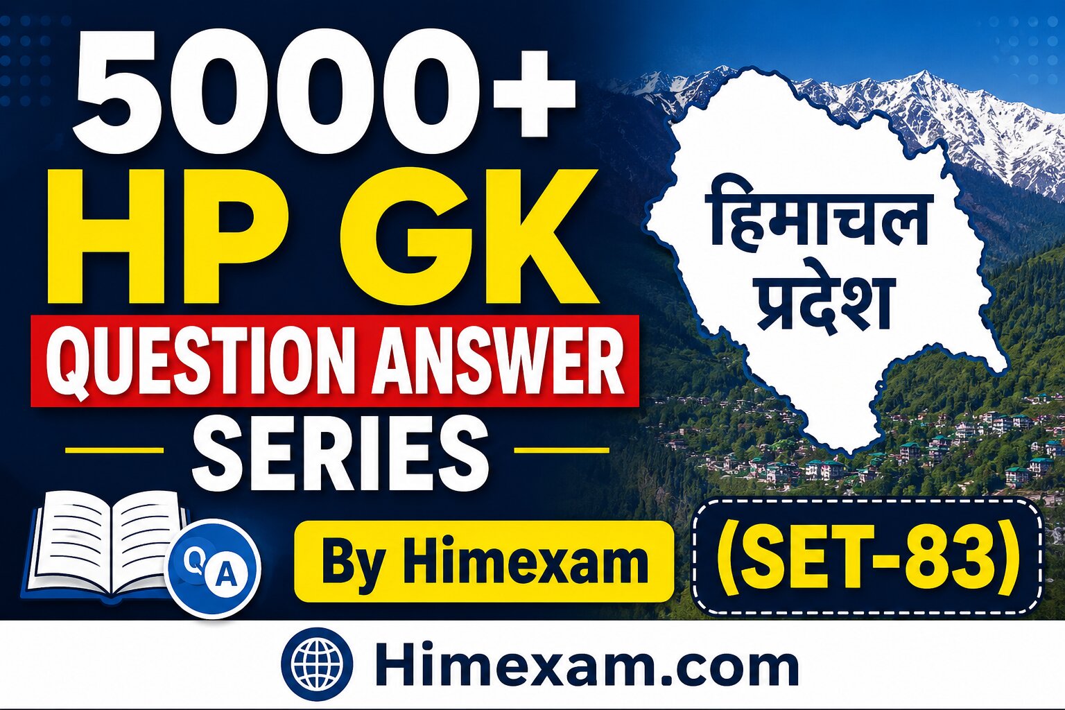5000+ HP GK Question Answer Series By Himexam(Set-83)