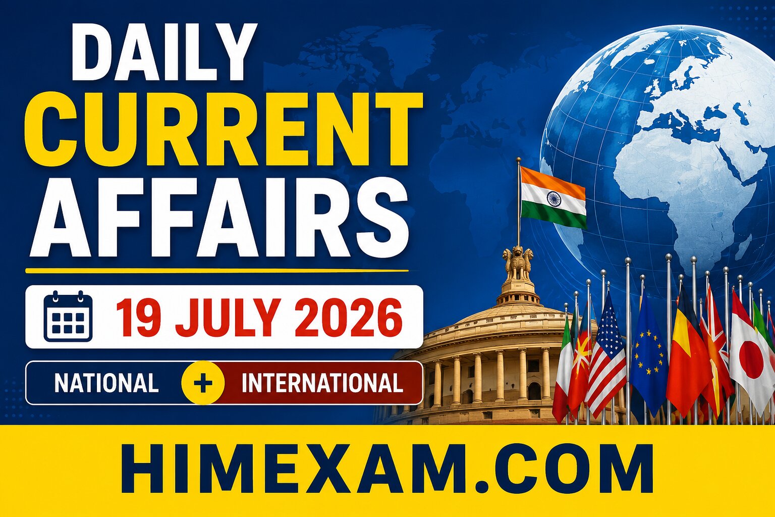 Daily Current Affairs 19 July 2026
