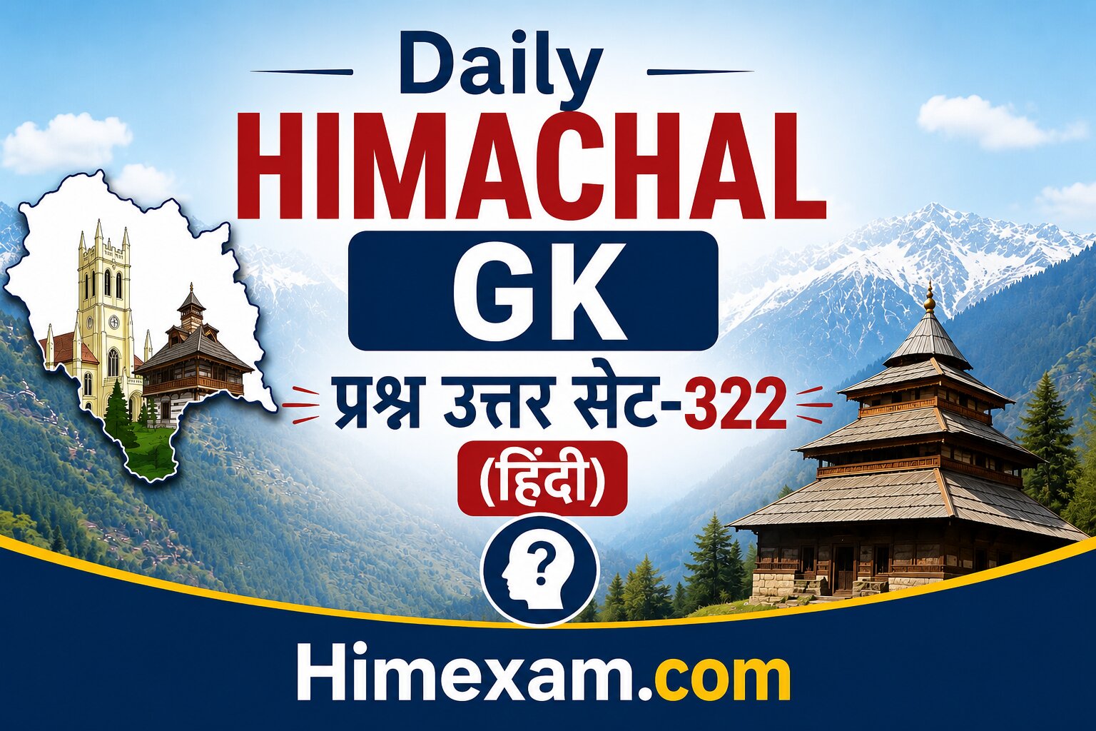 Daily Himachal GK Question Answer Set-322(Hindi)