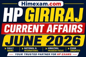 HP Giriraj Current Affairs June 2026